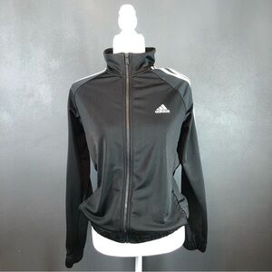 Adidas Classic Black Track Jacket Sweatshirt M